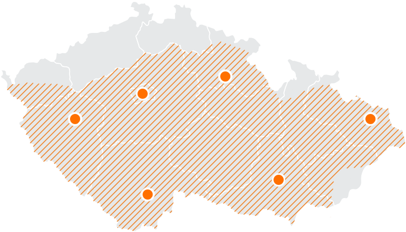 mapa klimatizace česko
