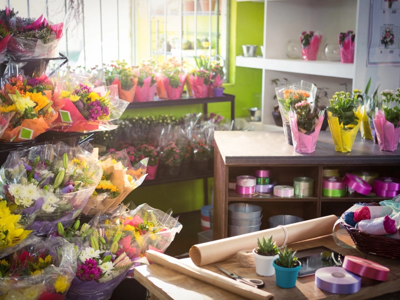 Jaké řešení se v květinářstvích nejčastěji používá