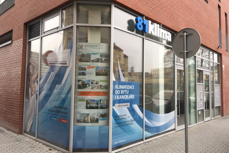 Showroom klimatizací Brno